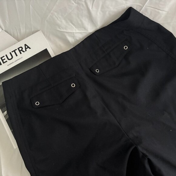 Oak + Fort Black Cargo Parachute Pants - Picture 4 of 6